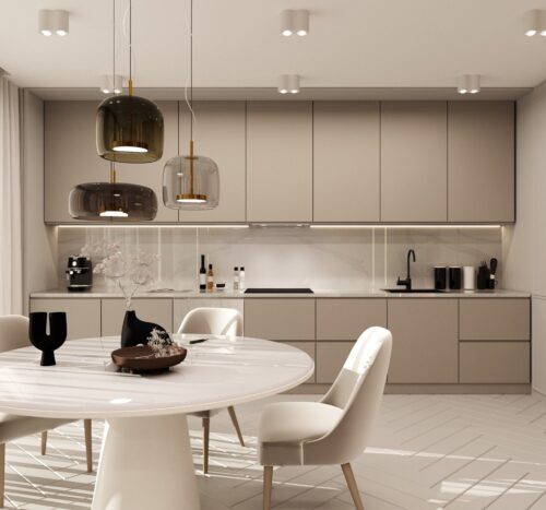Blanc Gold Quartz Countertops Seattle