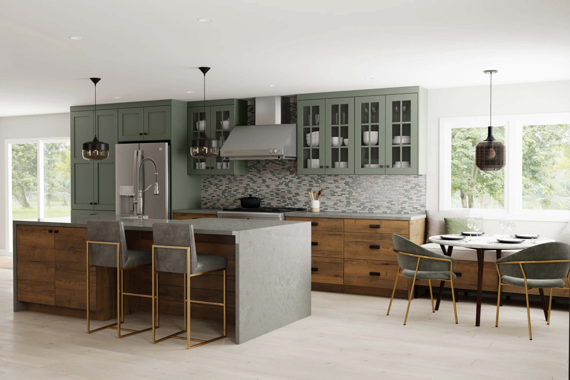 Modern Kitchen Cabinets in Bellevue - Cabinets Core Design & Installation